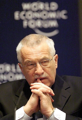 Czech president Klaus /flickr image