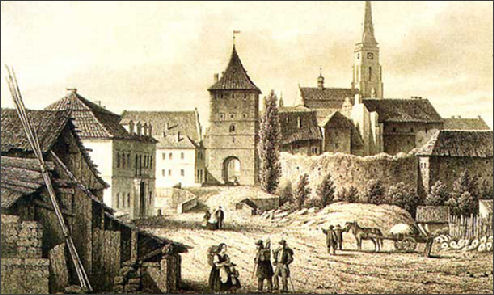 plzen in 1843 / google image