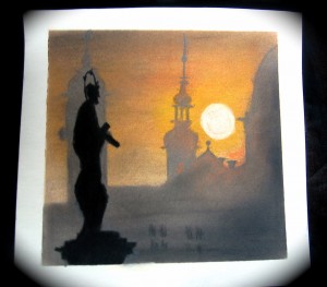 Czechmate Diary image of Prague and sunset